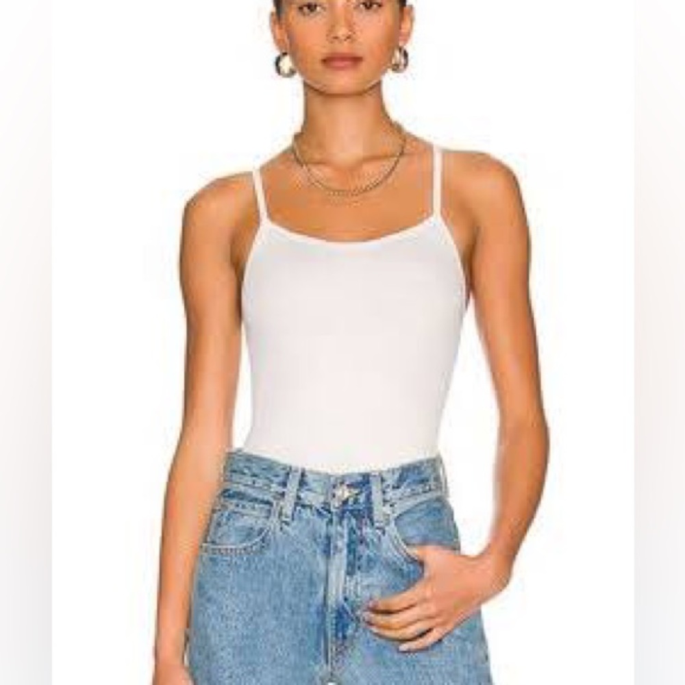 COMMANDO Round Neck Ribbed Bodysuit | Size M/L - Picture 3 of 8